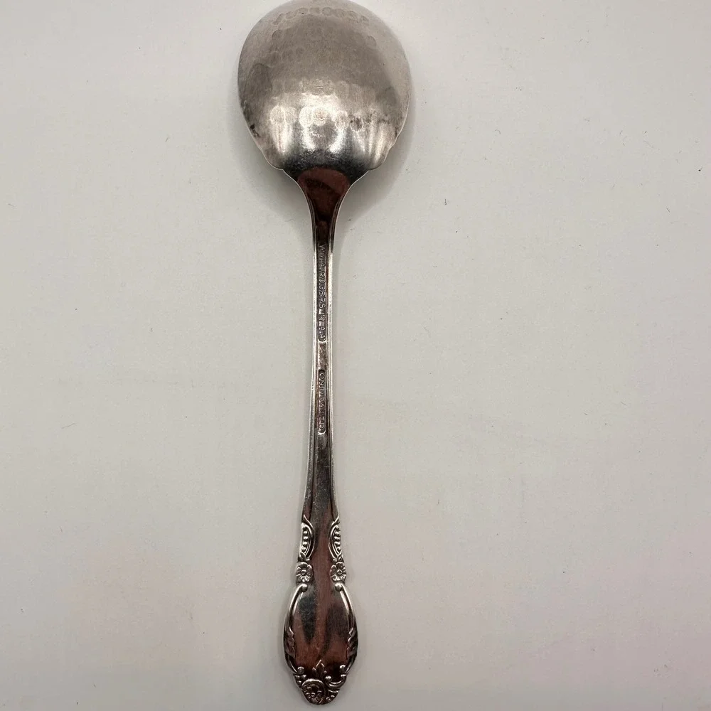 Wm‎ A Rogers Oneida Spoonful of Sugar Silver Plate Stamped Spoon Mary Poppins